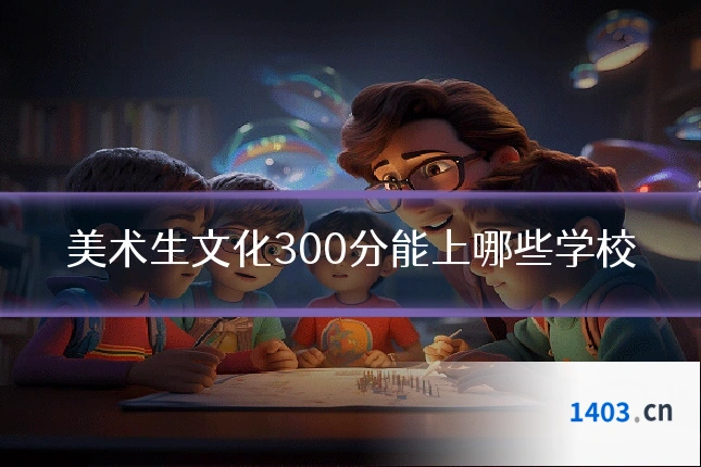 美术生文化300分能上哪些学校
