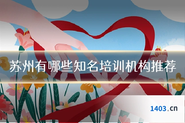 苏州有哪些知名培训机构推荐
