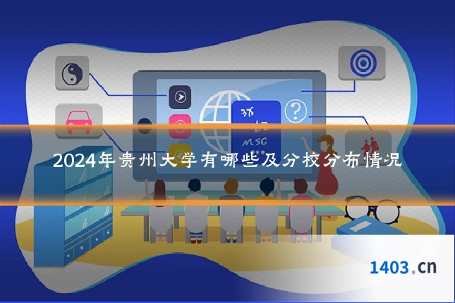 2024年贵州大学有哪些及分校分布情况