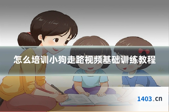 怎么培训小狗走路视频基础训练教程