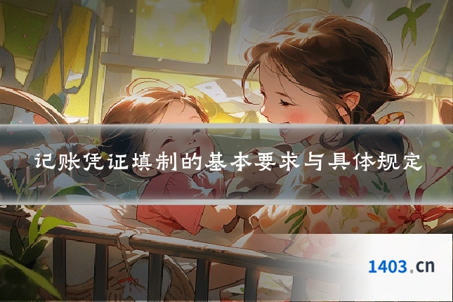 记账凭证填制的基本要求与具体规定