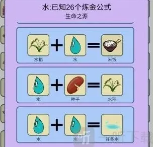 简单的炼金术中与水有关的合成有哪些 简单的炼金术水炼金公式