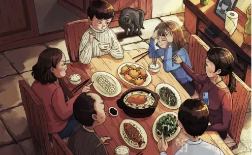 进击的汉字家庭聚餐