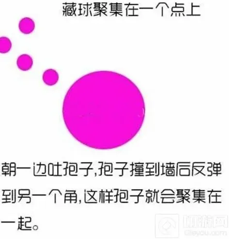 球球大作战角落藏球技巧