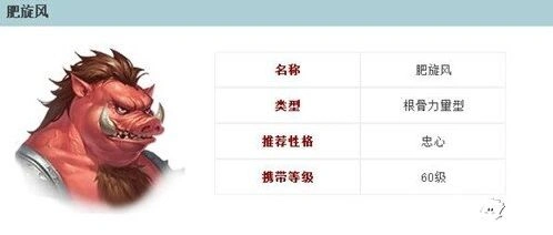 倩女幽魂肥旋风属性及培养技巧