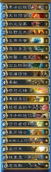 炉石传说新版本奶骑上分思路