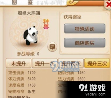 梦幻西游超级大熊猫加点思路 技能打书指南