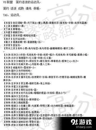 奇迹暖暖简约活泼运动风搭配心得