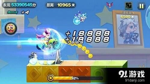 天天酷跑电玩萝莉对比小魔王技巧