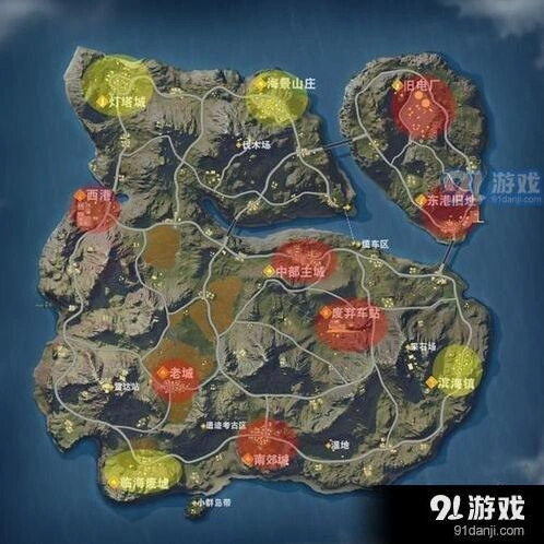 荒野行动滨海镇区域玩法技巧指南