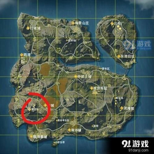 荒野行动雷达站伏击点位置推荐