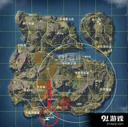 荒野行动小群岛带地图解析攻略
