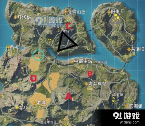荒野行动单人降落点怎么选