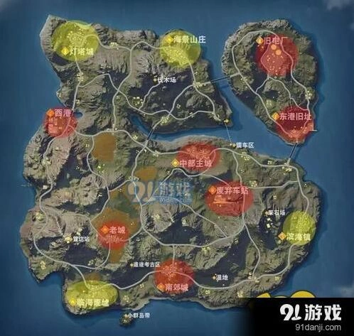 荒野行动雾天玩法落点推荐