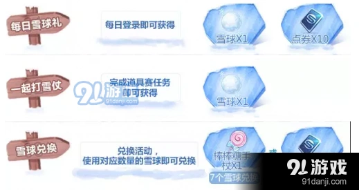QQ飞车手游雪球兑换攻略