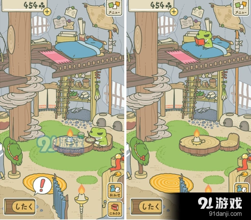 旅行青蛙上楼梯小技巧