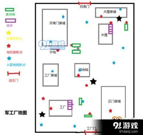 第五人格军工厂地图地窖位置完整攻略