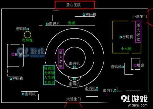 圣心医院平面图分析指南