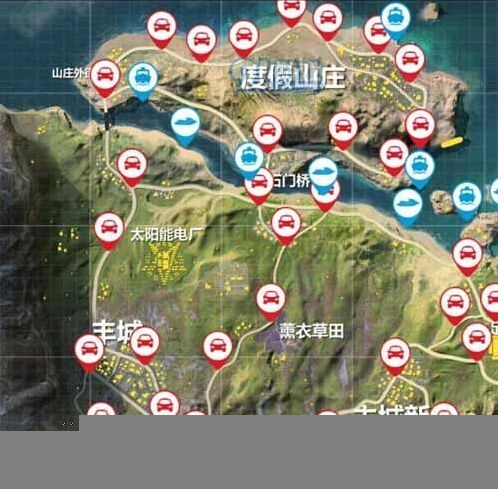 荒野行动载具分布位置大全，小白入门攻略