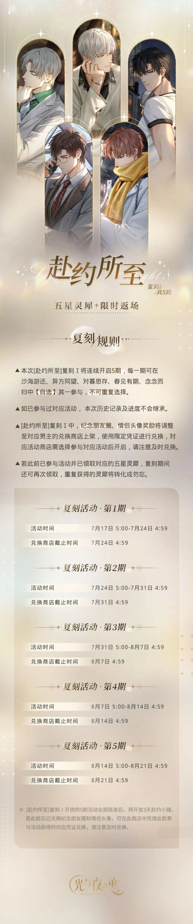 光与夜之恋赴约所至复刻Ⅰ怎么玩