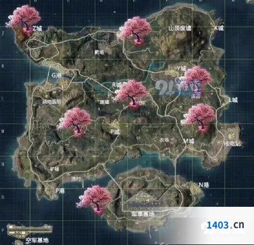和平精英祈愿树位置全攻略