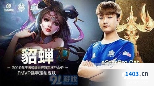 王者荣耀貂蝉FMVP皮肤资讯 貂蝉世冠皮肤最新进展