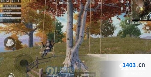 和平精英新版本秋千彩蛋位置分享