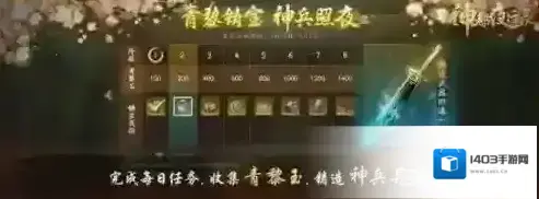 神都夜行录青黎铸宝活动怎么玩  照夜武器获取攻略